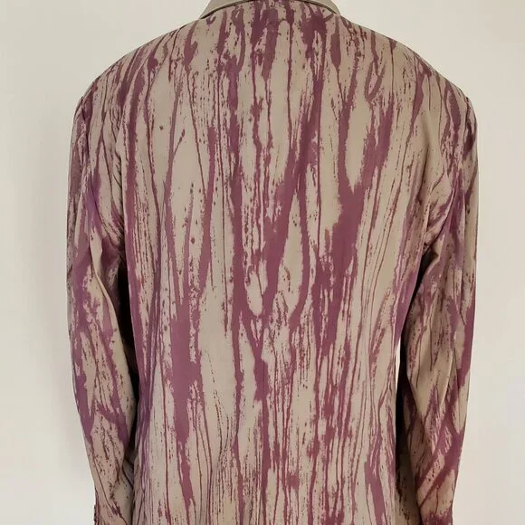 Varvatos blazer suit jacket stripe dyed black gray beige red purple XL 44 46 XXL - Picture 6 of 14